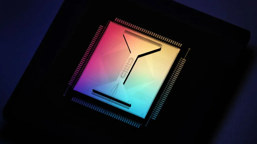chip de computador quântico